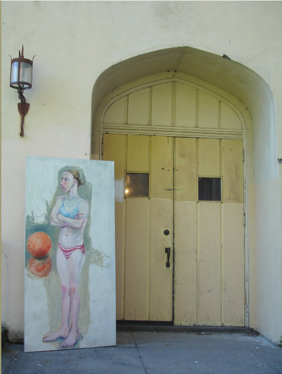 entrance and painting